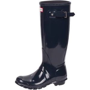 Tags still on navy blue Hunter boots